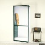 Ανοιγομενες σιτες πορτες classic Λευκο-Καφε